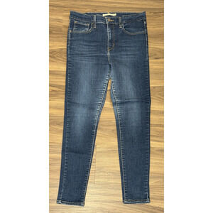 Levis Jeans Blue 720 High Rise Super Skinny Stretch Denim Women's Size 30